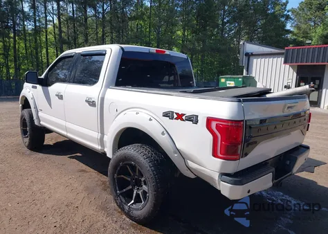 2015 Ford F-150 Platinum из США, поврежденный, VIN 1FTEW1EG2FFC77044